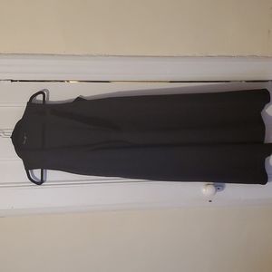 Boohoo Black Sleeveless Duster